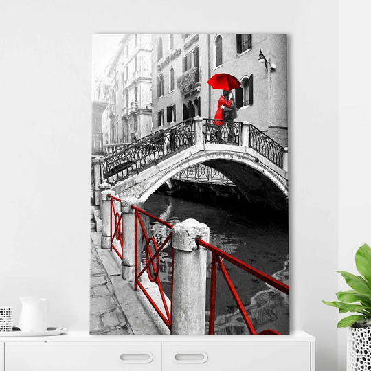 Venice Romance - Wrapped Canvas Photograph