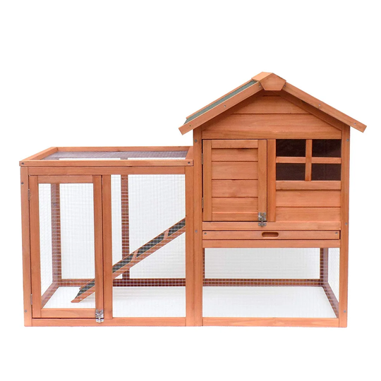 Leeton Weather Resistant Hutch with Ramp