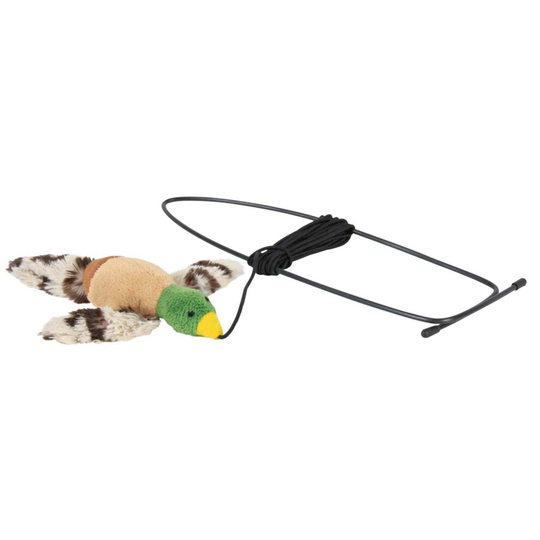 Flying Bird For Door Frames, With Catnip, 13 Cm/175cm - Trixie Catnip Toy 175 - trixie bird catnip flying toy 13 175 cm size pack 4 door frame