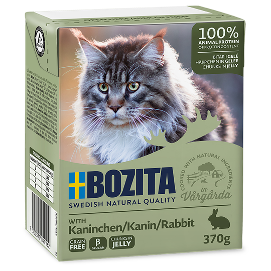 Bozita Chunks in Jelly 6 x 370g - Rabbit