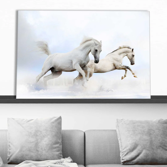 Run Wild, Run Free - Wrapped Canvas Photograph