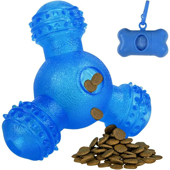 Dog Toy Ball Interactive Dog Toy Ball Cleans Teeth Rubber Chew Toy Suitable for Small and Medium Large Dogs