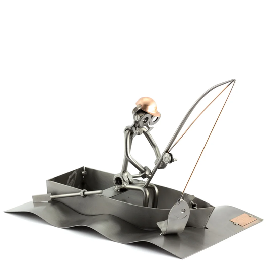 Angler with Boat Screw Man