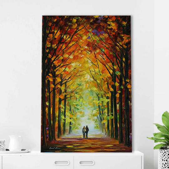 'Altar of Trees' by Leonid Afremov - Wrapped Canvas Painting Print