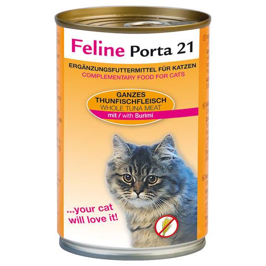Feline Porta 21 - 400g - Whole Tuna with Surimi (6 x 400g)