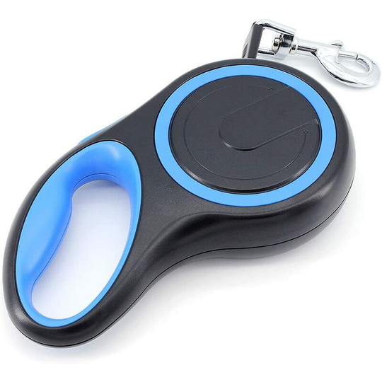 8M Retractable Dog Leash, Automatic Dog Training Leash up to 110 lbs / 50 kg, Blue