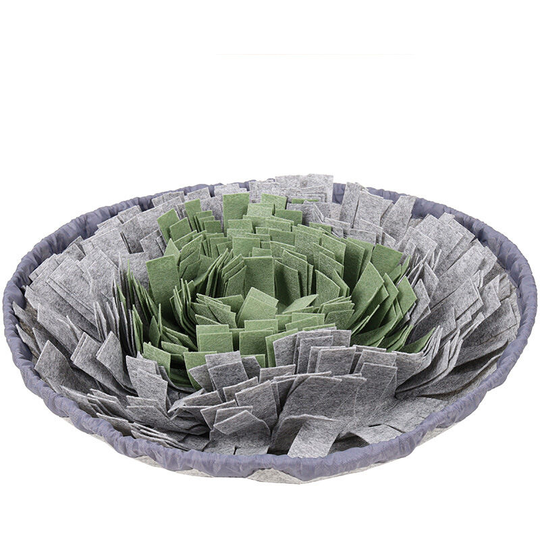 Snuffle Mat for Dogs Interactive Feeding Mat, Dog Toys for Boredom Dog Puzzle Toy for Encourages Grey - Muff