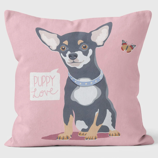 Chihuahua Puppy Love Cushion