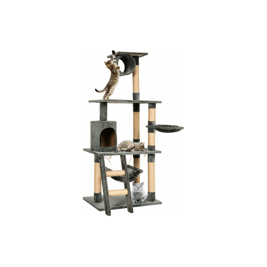 Large Cat Tree Cat Play Tower House Activity Center w/ Scratching Post