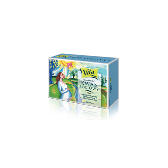 Kwas Foliowy Vita 90 tab OLIMP FOLIC ACID Pregnancy Planning Maternal Support