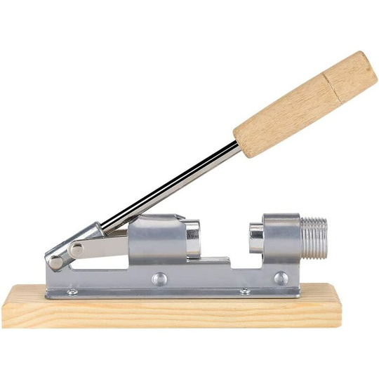 Bearsu - Manual Heavy Duty Nut Crackers, Almond Cracker - Hazelnut Pecan Walnut tongs Desktop Kitchen Tool With Wood Base And Handle, Ideal For