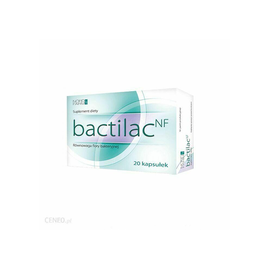 BACTILAC NF Probiotic Balance of bacterial flora 20 caps imuferyna probio live
