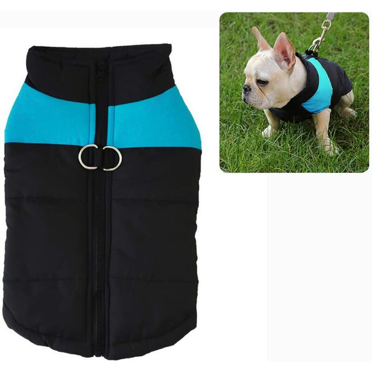 Fall and Winter Dog Coats, Pet Vests, Waterproof Cotton Dog Coats, Puppy Clothes Coats, Warm Dog Clothes Coats