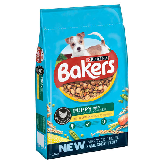 Bakers Puppy Rich in Chicken with Country Vegetables - 12.5kg