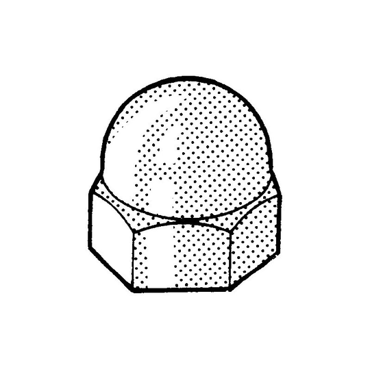 M6 S=10 Hex Protection Cap Polyethylene Black- you get 10 - Black - Matlock
