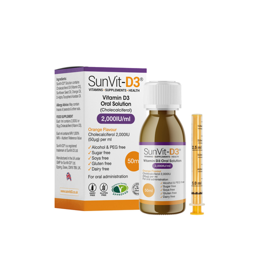 Vitamin D 2,000IU Liquid Oral Solution - Adults & Young children
