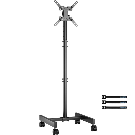 Black Swivel Floor Stand Mount for 13-42" Plasma Screens 20kg.