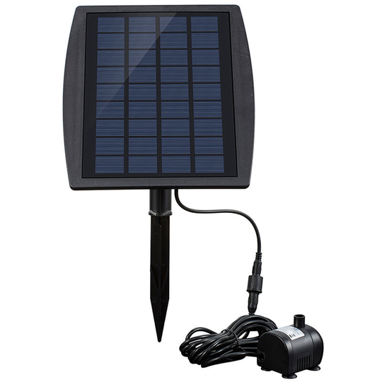 Lifcausal - Solar Power Panel Landscape Pool Garden Fountains Pluggable Solar Power Decorative Fountain 9V 2.5W Water Pump