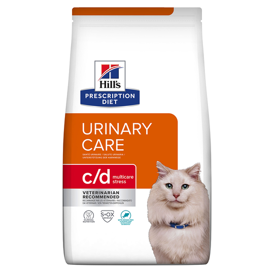 Hill's Prescription Diet Feline Economy Packs - c/d Stress Urinary Care - Ocean Fish (2 x 8kg)