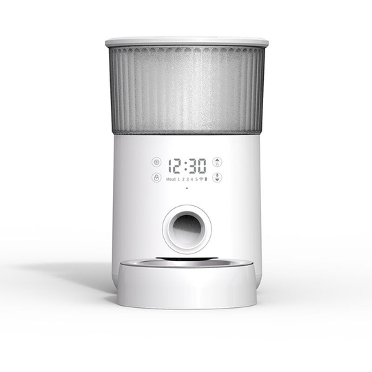 Automatic food dispenser-white button type 4L
