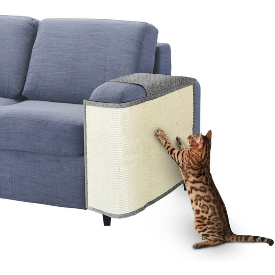 Cat Scratch Couch Protector, Cat Scratching Pad With Natural Sisal For Furniture Protection From Cats, Scratcher Mat Cover For Couch Chair Sofa Guards