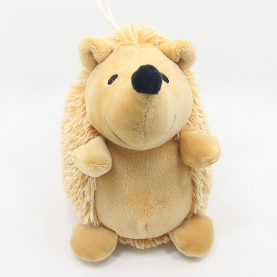 Bedtime Plush Toys Pets Hedgehog Toys Stuffed Animals Plush Toy Dog Chew Stuffed Animals Non Toxic Intreactive Training For Small Dogs (brown)