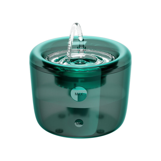 Thsinde - Puppy Automatic Cat Water Fountain , Semi-permeable deep water green