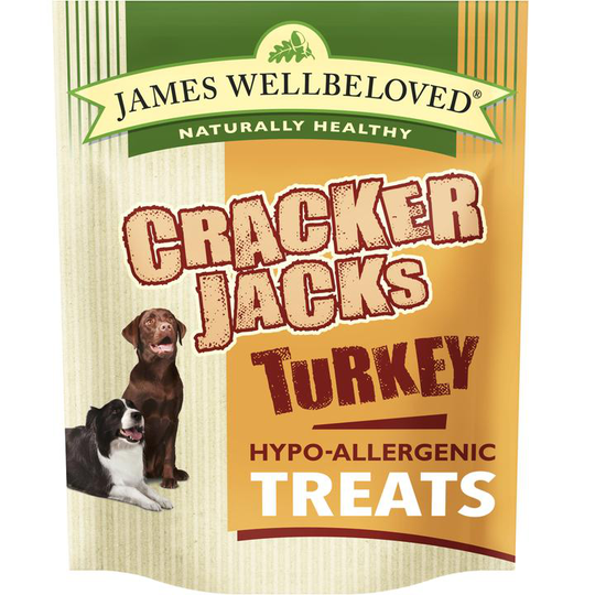 James Wellbeloved Crackerjacks Dog Treats - Turkey (225g)
