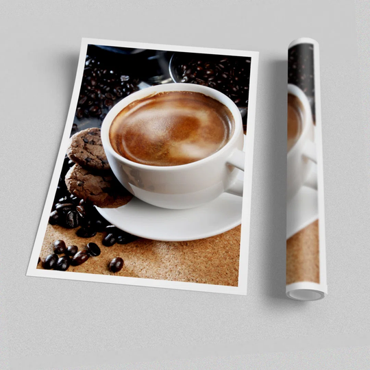 Cappuccino Treat - Photographic Print on Paper