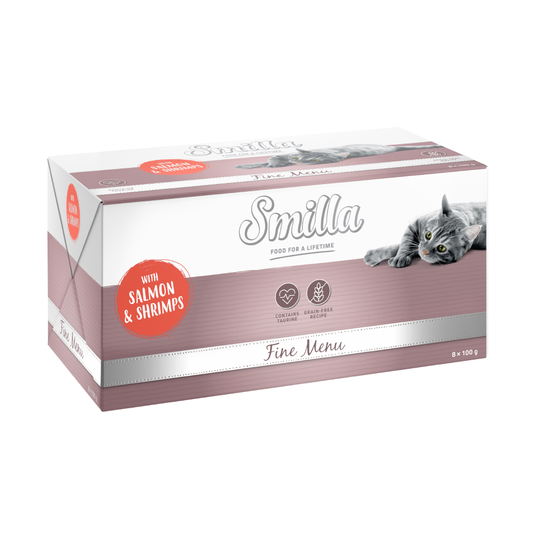 Smilla Fine Menu Saver Pack 48 x 100g - Salmon & Shrimps