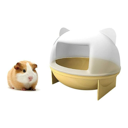 Sand Bathroom Bath Tub for Rat Chinchilla Hamster Mouse (Random Color) Soekavia