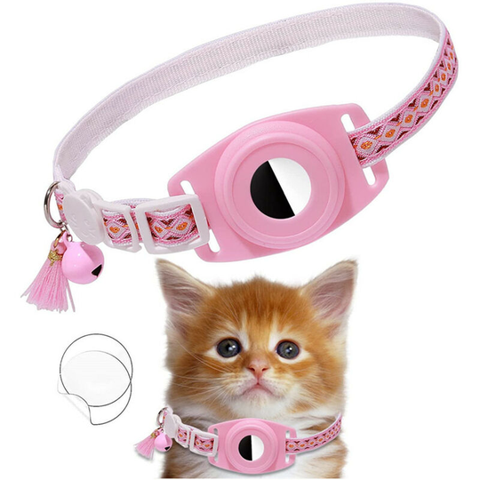 Cat collar for safe, light and comfortable i Cat collar, Pink, 1 piece