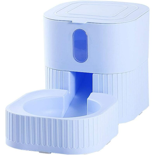 Pet Feeder capacity 1,8L-Cats, Dogs and Rabbits , Blue