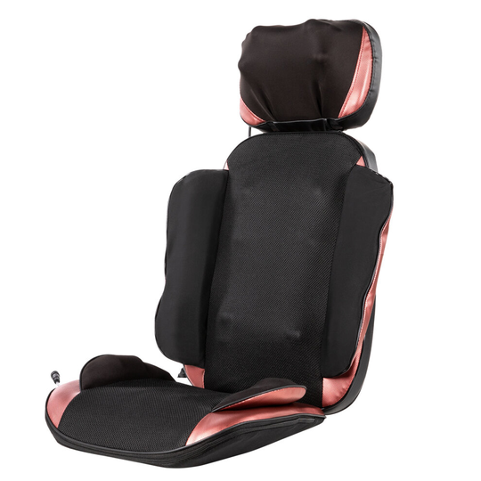 Electric Shiatsu Massage Chair Mat Seat w Heat & Vibration Functions