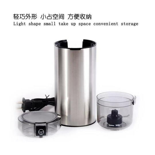 Electric Coffee Grinder, Detachable Multipurpose Grinder for Grinding Coffee Beans, Spices and Nuts Food Grade