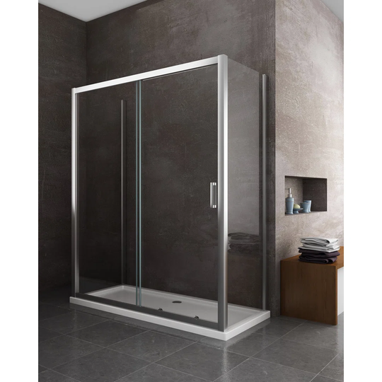 Gearalt Rectangular Shower Enclosure with Tray - 1300 mm