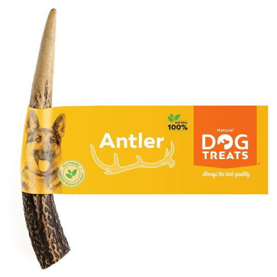 (Size Small) Natural Dog Treats Deer Antler Dog Chew Toy Natural Long Lasting Bone for Large Medium Small Sized Breeds