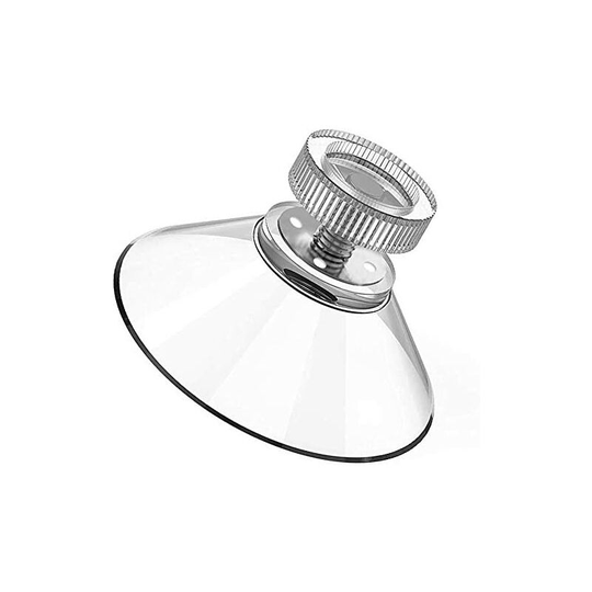 Suction Cup ø 41mm, 8 pcs Suction Cups M4 Threads Stainless Steel, Suction Cups with Clear Knurled Nut for Car Window, Toothbrush Holder, Shower