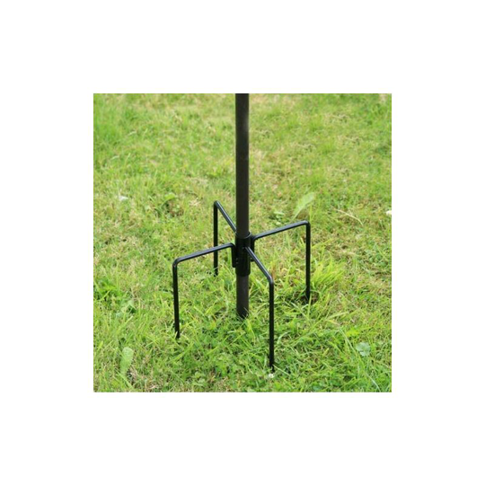 Bird Feeder Stabiliser Stand 4 Prong Outdoor Garden Use Feeding Station Stabiliser Base Feet Spikes Ground Stabliser Stand