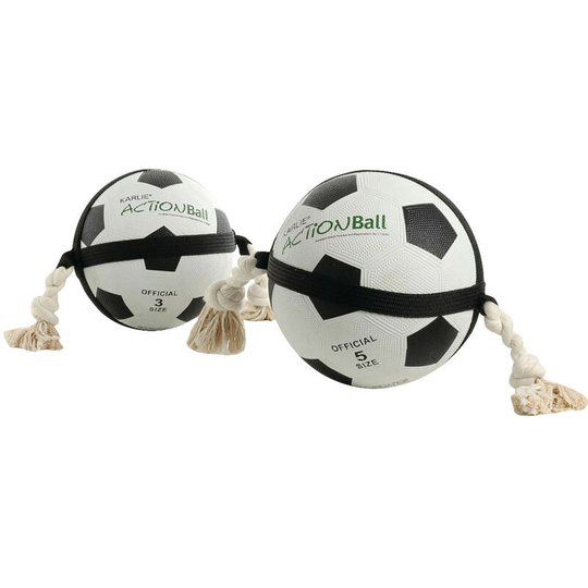 Actionball Football Toy (22cm) (Black/White) - Black/White - Sharples