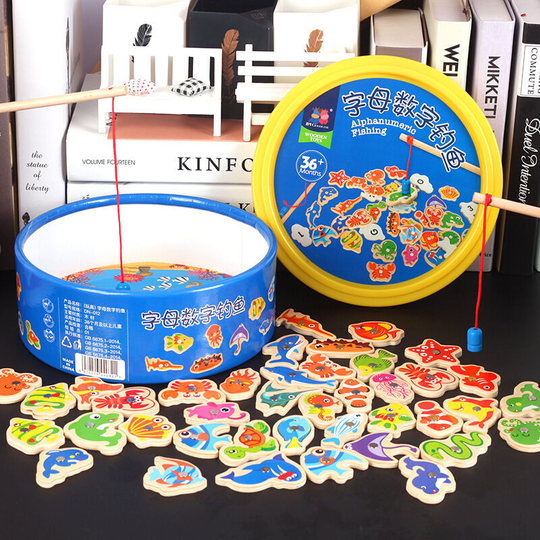 Magnetic Fishing Toys Baby Numbers Letters Educational Toys
