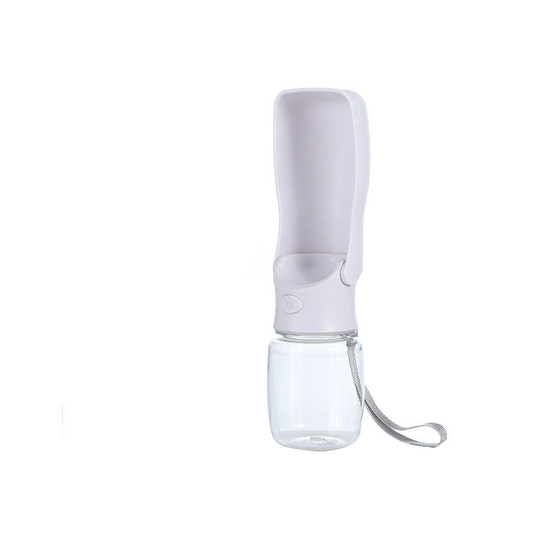 Foldable Dog Water Bottles - Portable Leak Proof Water Dog Travel Water Bottle white - Muff