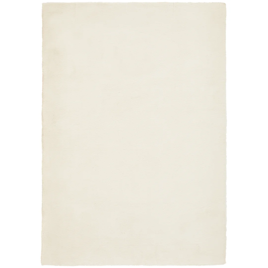 Kiera Ultrasoft Faux Fur Flokati Cream Rug