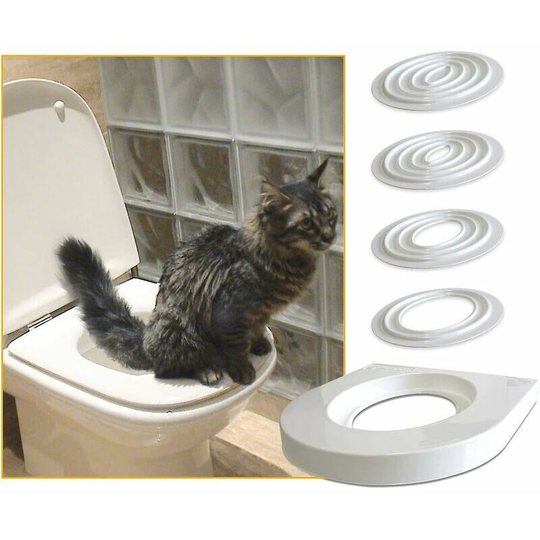Echoo - Cat Toilet Training Kit, Pet Toilet Training System, Puppy Litter Box Mat