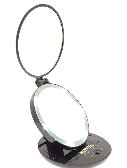 Round Dresser Mirror with LED Lights