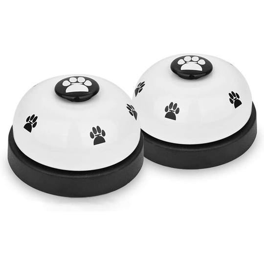 Litzee - 2 Pack Pet Training Bells, Doorbells for Dogs Potty Toilet Training Eating and Shaking hands, Puppy and Cats Communication Device