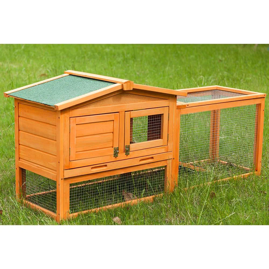 Murdock Weather Resistant Rabbit Hutch with Ramp