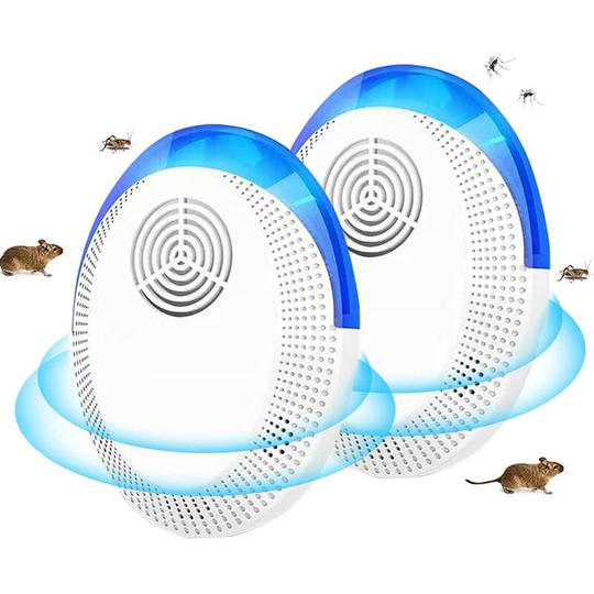 Ultrasonic Mosquito Repeller, Insect Rodent Repeller, Ultrasonic Repellent Repellent, Electronic Repeller Rats Mice Mosquitoes Cockroaches Flies