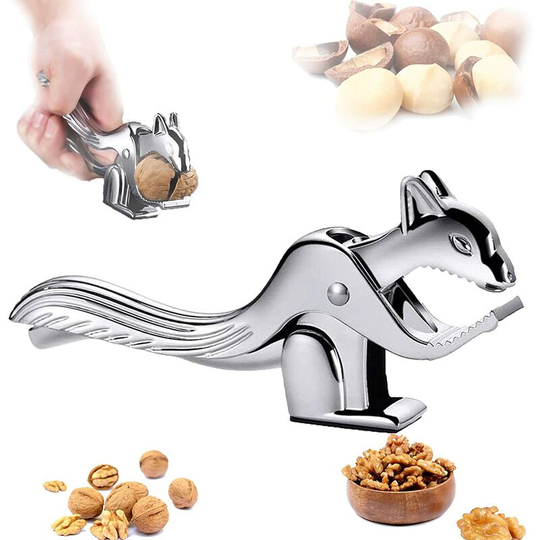 Steel Nutcracker, Walnut Nutcracker, Die-cast Zinc, Effort-saving Opening Nuts, Designed Nutcracker, Cast-iron Nutcracker In Squirrel Design,