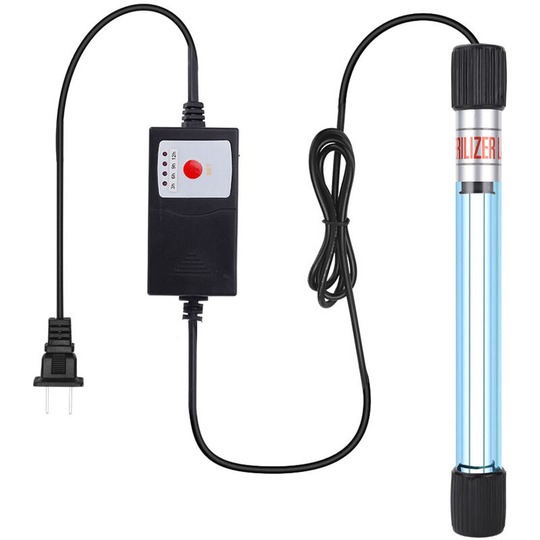 Timer uv Germicidal Lamp Fish Aquarium Germicidal Lamp Submersible Sterilization Lamp uv Sterilization Lamp for Fish Pond (UVC-11)